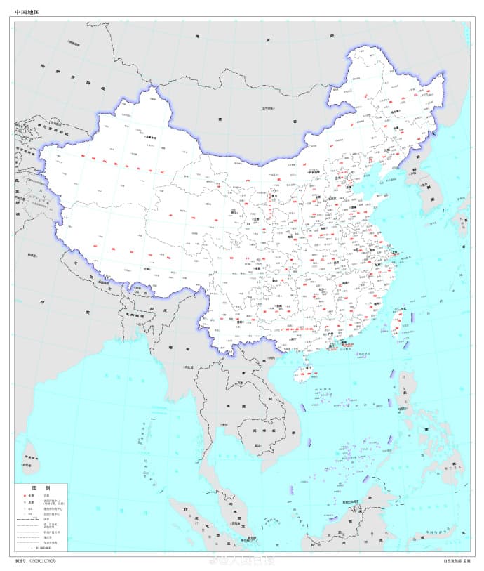 China's new "standard map" released on Monday includes Aksai Chin and Arunachal Pradesh within Chinese territory