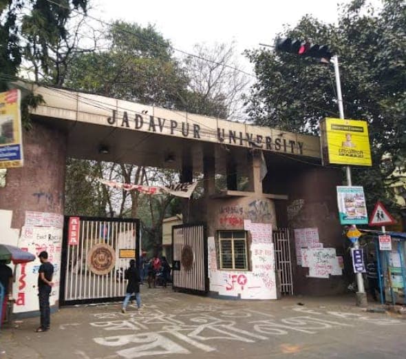 Jadavpur University begins the installation of CCTV cameras