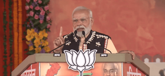 “Everyone is fed up with Congress, corruption and crime in the state are at its all time high” said PM Modi in poll-bound Chhattisgarh
