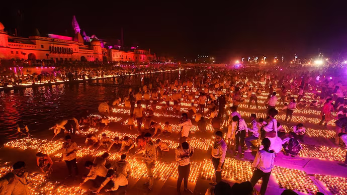 Ayodhya Shines Bright: Deepotsav spectacle sets a Guinness World Record by the lighting of 22.23 lakh earthen lamps