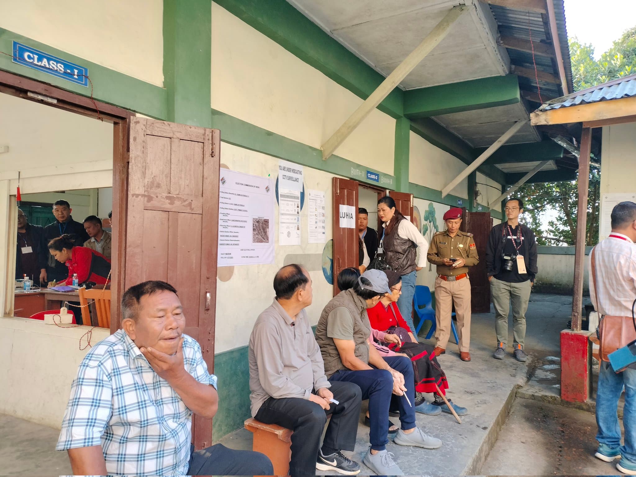 Mizoram assembly elections concluded with a 69.86% turnout, results awaited on December 3