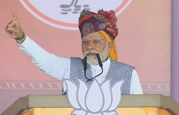“BJP is going to form the government in Rajasthan, Chhattisgarh and Madhya Pradesh,” says PM Modi at an election rally in Rajasthan