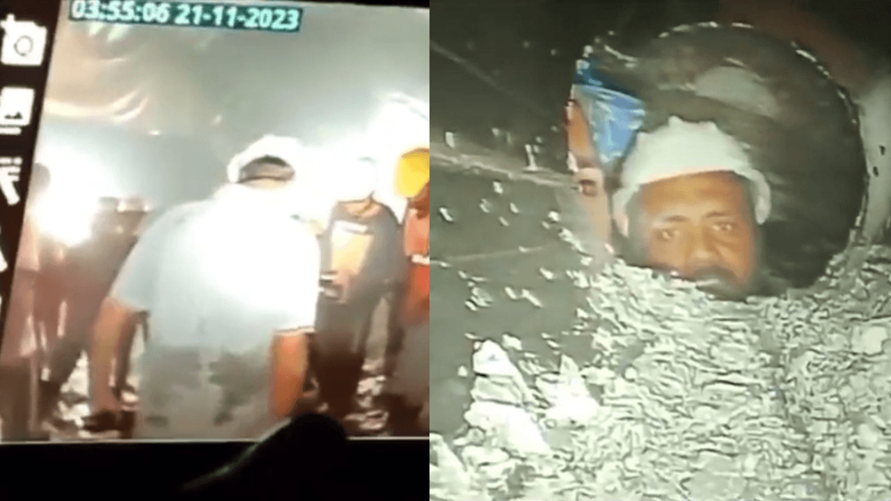 Breakthrough in the Uttarakhand tunnel rescue operations; first visuals of trapped workers inside surface providing hope amid ongoing efforts