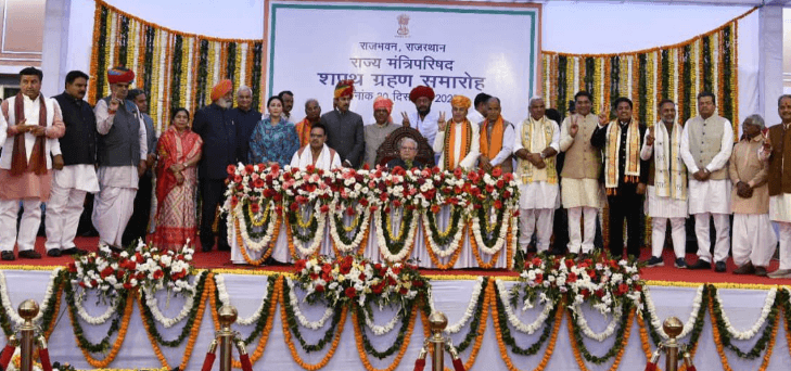 22 MLAs sworn in as ministers in the Rajasthan Cabinet