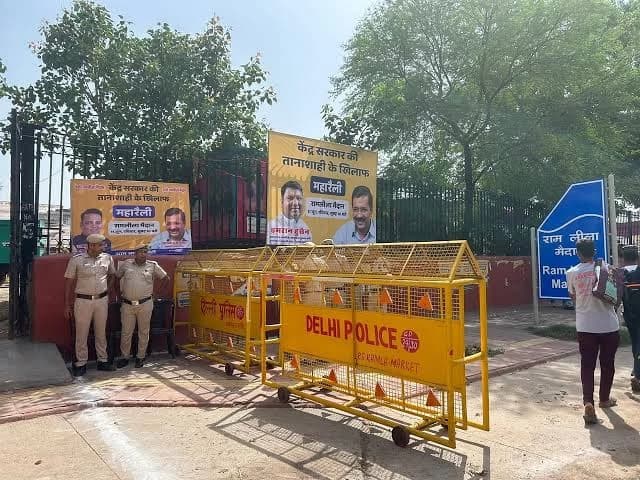 Tensions Escalate as AAP alleges house arrests of leaders and BJP protests against Arvind Kejriwal, security heightened in Delhi