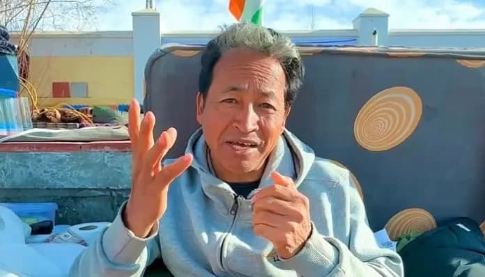 Sonam Wangchuk’s fast enters into day 15; Protest march next to border to highlight how much “land Ladakh has lost to China and corporates”