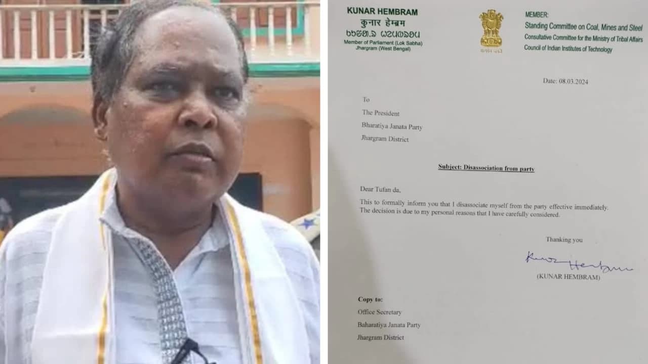 “I disassociate myself from the party”: BJP's Kunar Hembram Resigns Ahead of 2024 LS Elections, Citing Personal Reasons