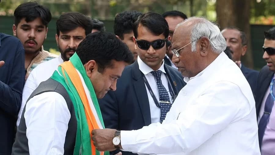 BJP Denies Ticket, MP Rahul Kaswan Switches to Congress