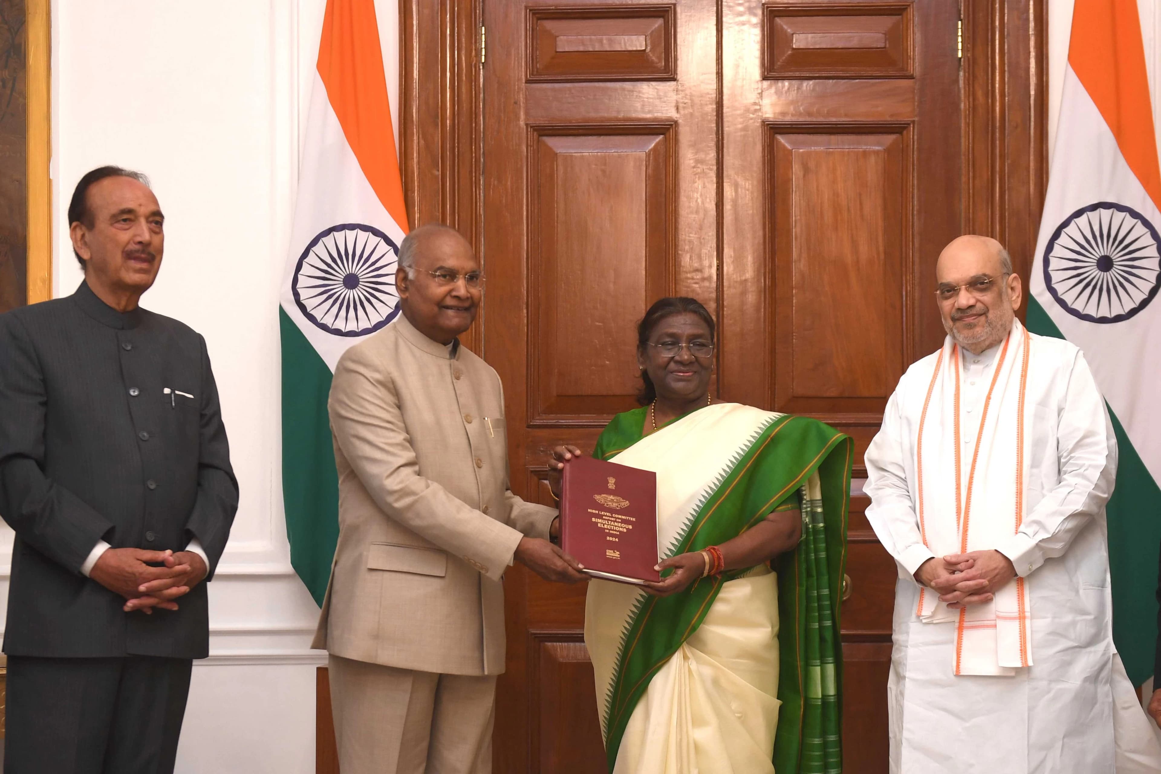 Ram Nath Kovind-Led Panel Submits Comprehensive 'One Nation, One Election’ Report to President Droupadi Murmu