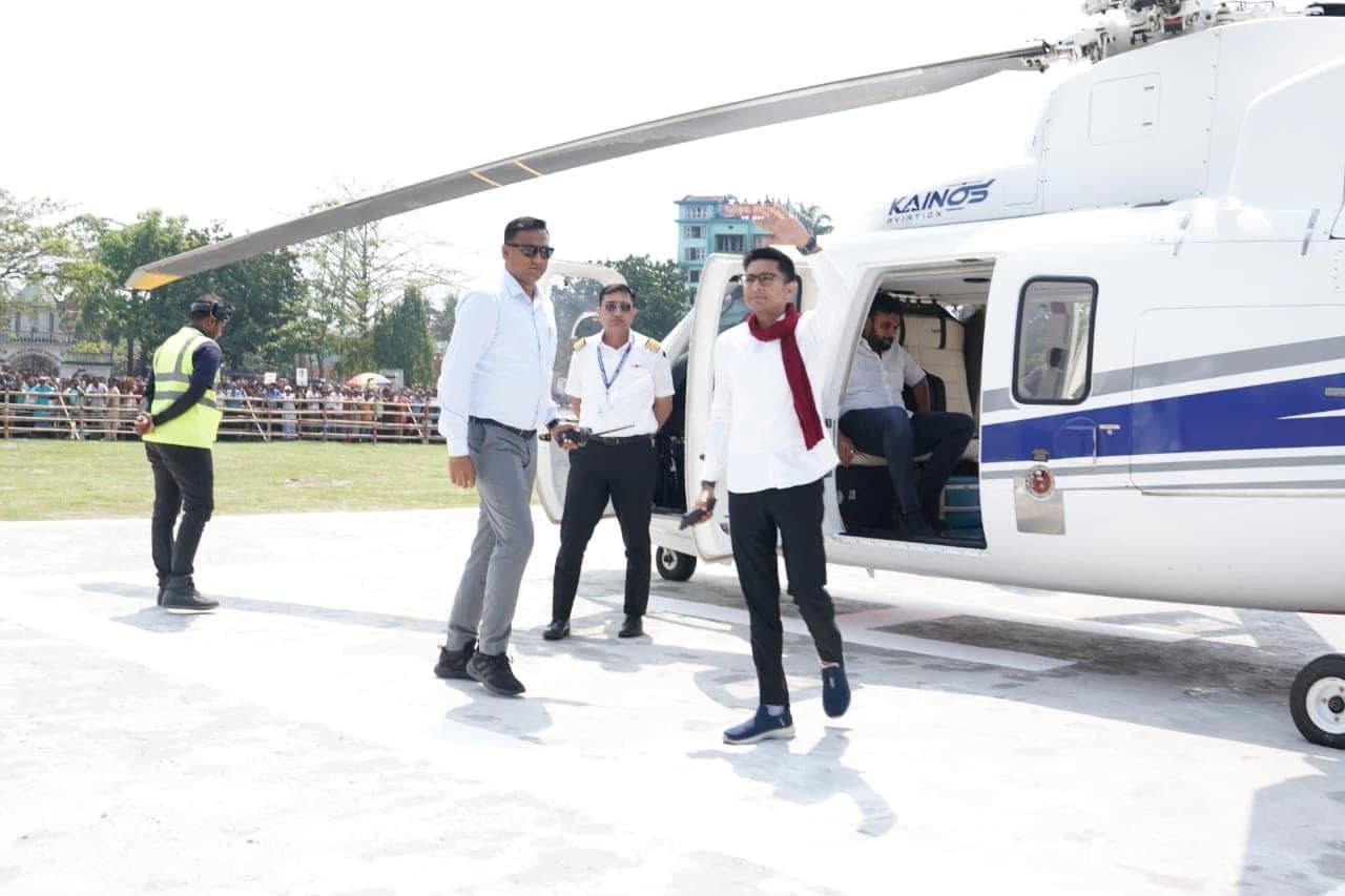 “Minions from IT…”, TMC claims Abhishek Banerjee’s chopper raided by Income Tax and found nothing