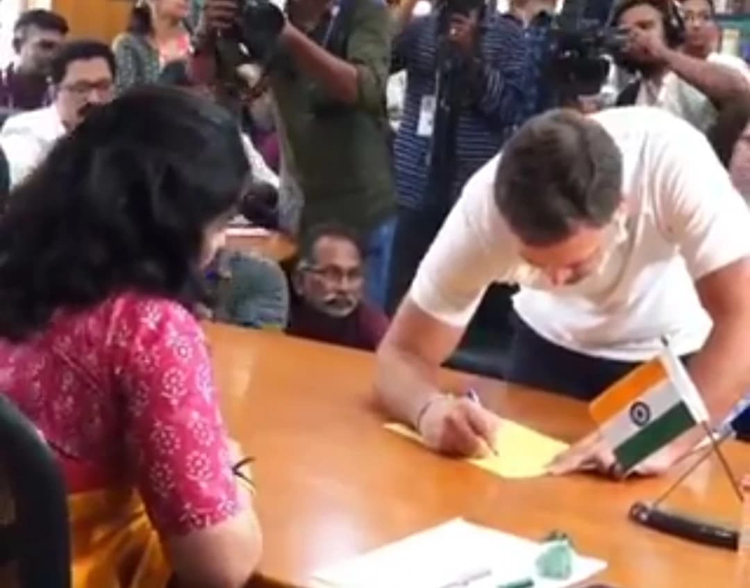 "This election is a fight for democracy and for the Constitution of India": Rahul Gandhi Files Nomination for Lok Sabha Polls from Wayanad