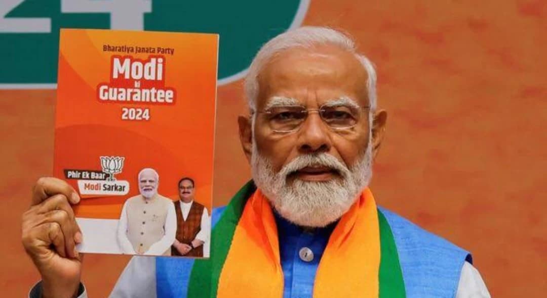 BJP Releases its 'Sankalp Patra' Manifesto with 'Modi ki Guarantee' Slogan for 2024 Lok Sabha Elections