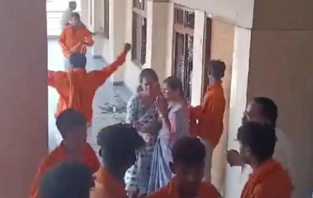 Telangana Missionary School Vandalised over Saffron Attire Row; 2 FIRS Lodged