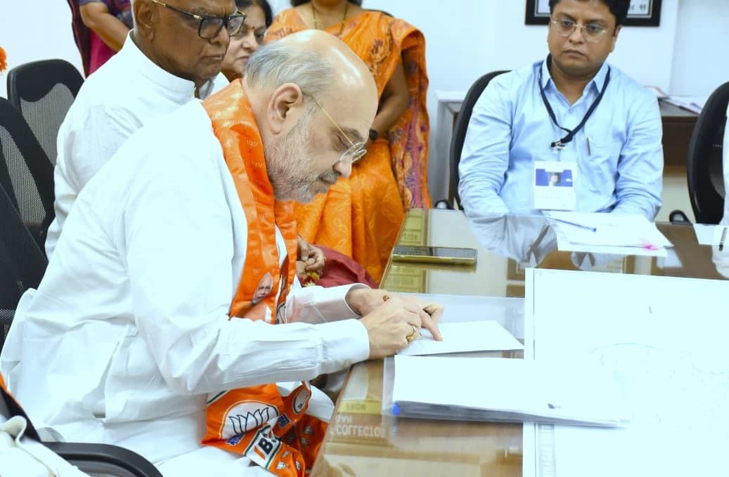 Union Home Minister Amit Shah Files Nomination from Gujrat’s Gandhinagar Seat