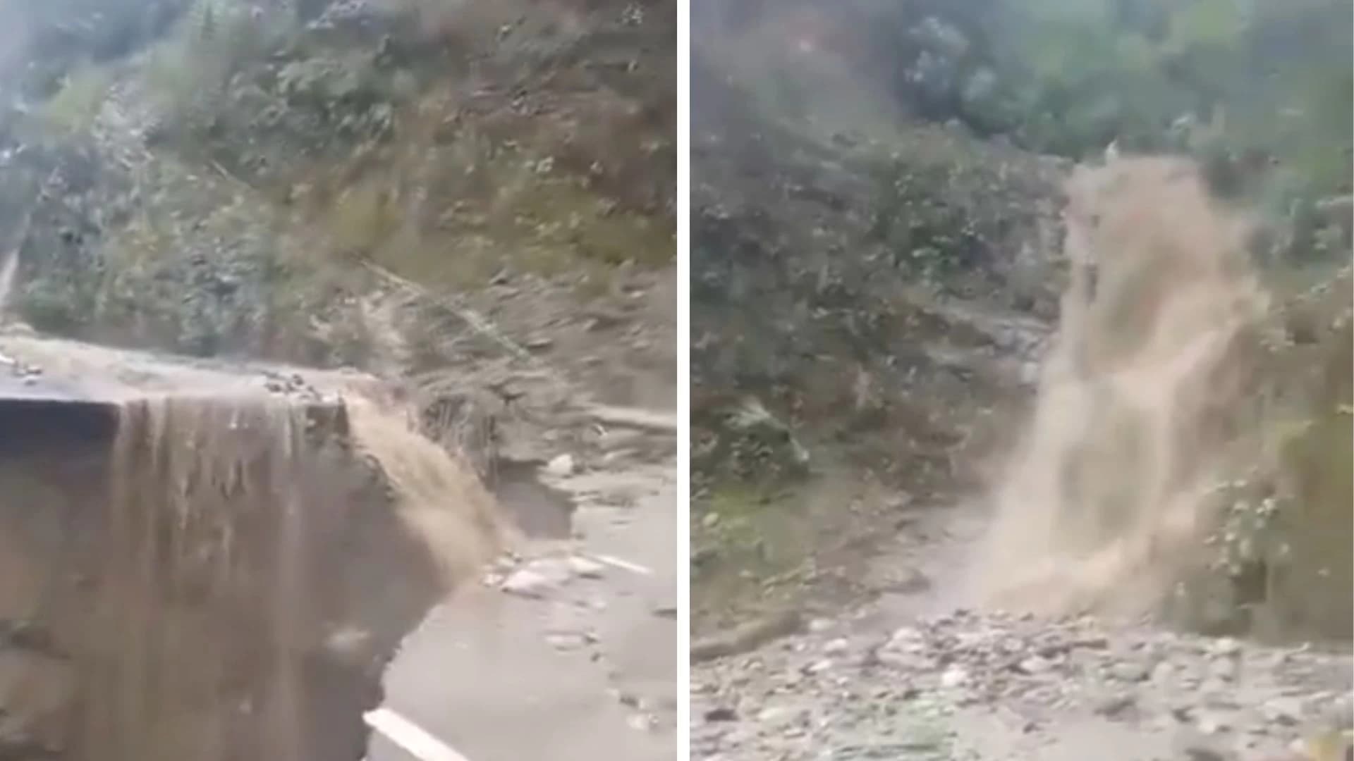 Landslide Causes Major Highway Damage in Arunachal Pradesh, Disrupts Connectivity with Dibang Valley