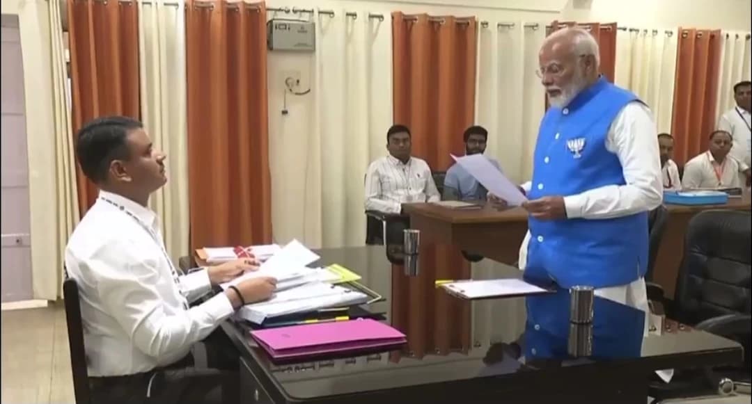 PM Modi Files Nomination from the Varanasi Lok Sabha Constituency