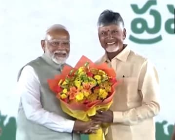 N. Chandrababu Naidu Swears in as Andhra Pradesh Chief Minister for Fourth Term