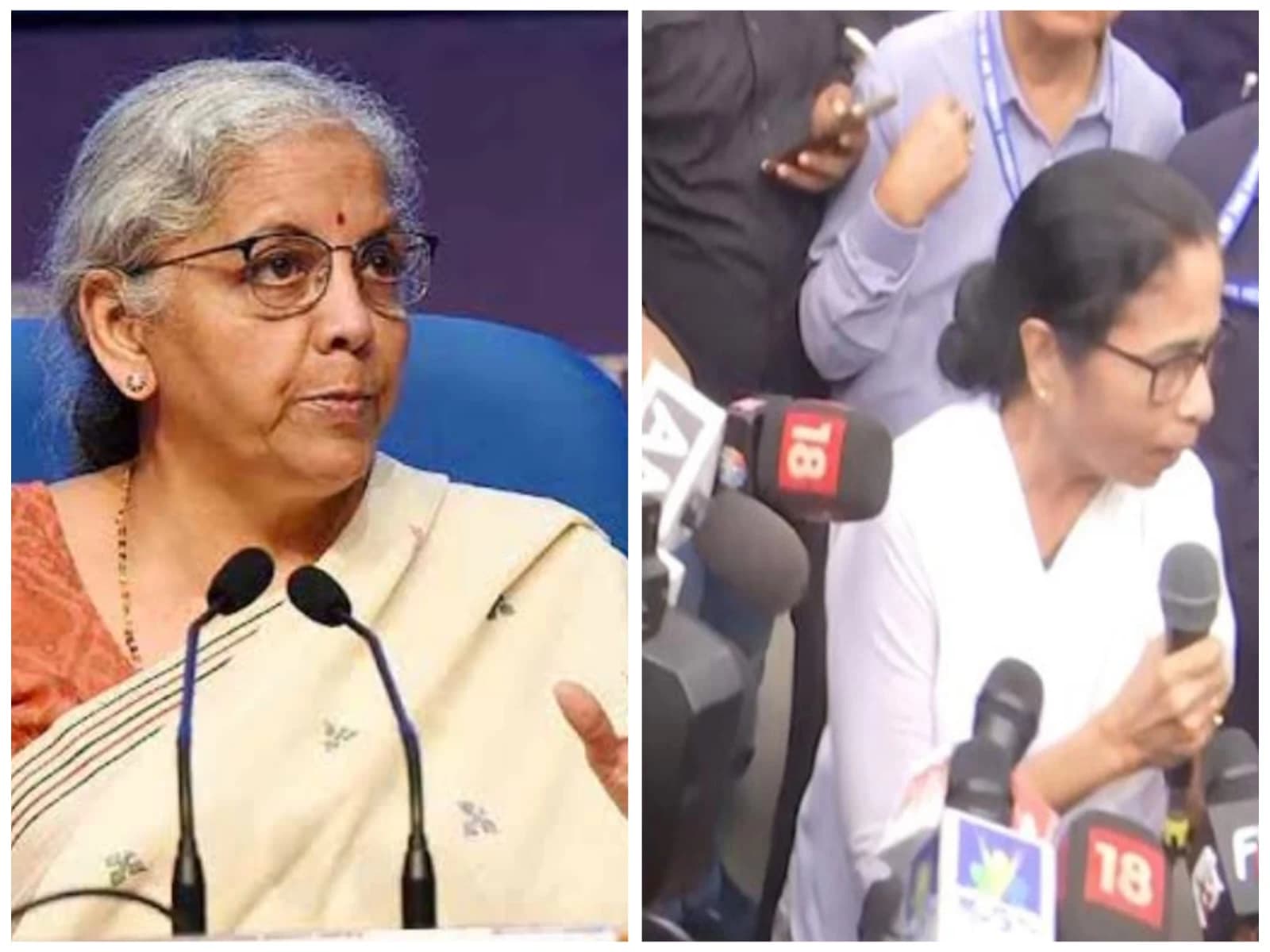 “A narrative based on falsehood”: Nirmala Sitharaman and PIB Dismiss Mamata Banerjee’s Allegations of Mic Being Turned Off at NITI Aayog Meeting