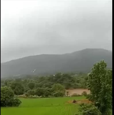 Private Chopper Carrying 4 Crashes in Pune amidst Heavy Rainfall, No Fatalities Reported