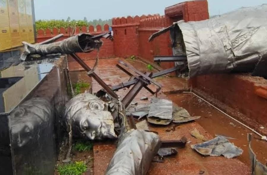"Today I bow my head and apologise..." : PM Modi’s apology over Chhatrapati Shivaji Maharaj Statue statue collapse in Maharashtra