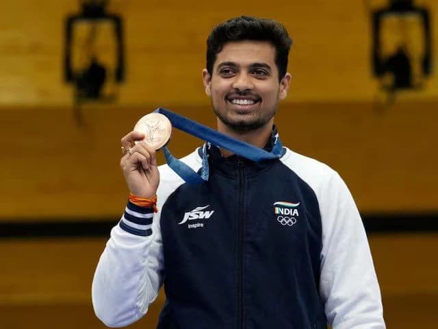 Swapnil Kusale Wins Bronze in Men's 50m Rifle 3 Positions at 2024 Paris Olympics