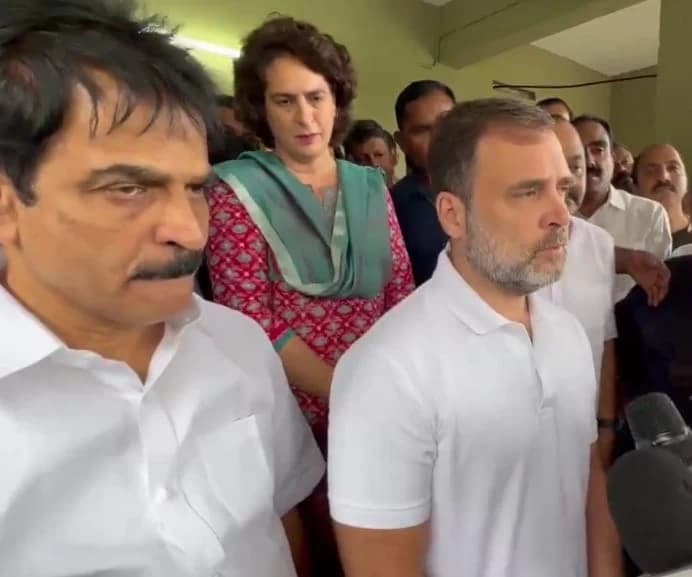 ‘Never has Kerala witnessed such a tragedy....": Rahul Gandhi Vows to Raise Wayanad Landslide Issue in Delhi, Announces Congress Will Build 100 Houses