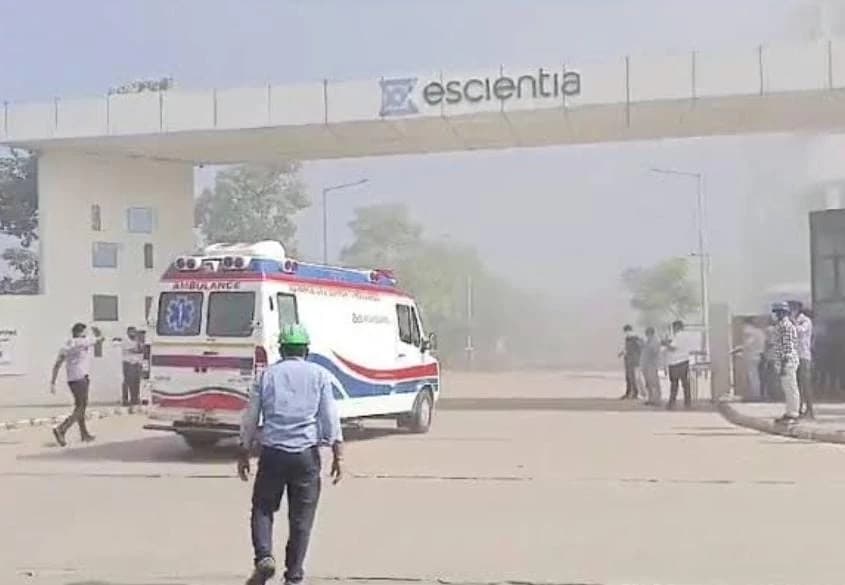 18 injured in an explosion at a Pharma Company in Andhra Pradesh