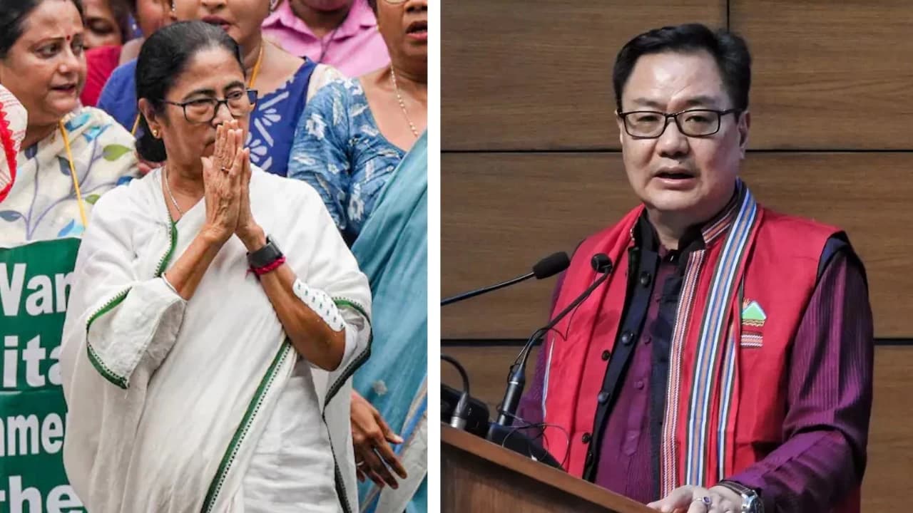 “Please don't make it political…”: Kiren Rijiju Responds to West Bengal Govt’s Anti-Rape Bill Accuses Mamata Banerjee of Politicising the Issue