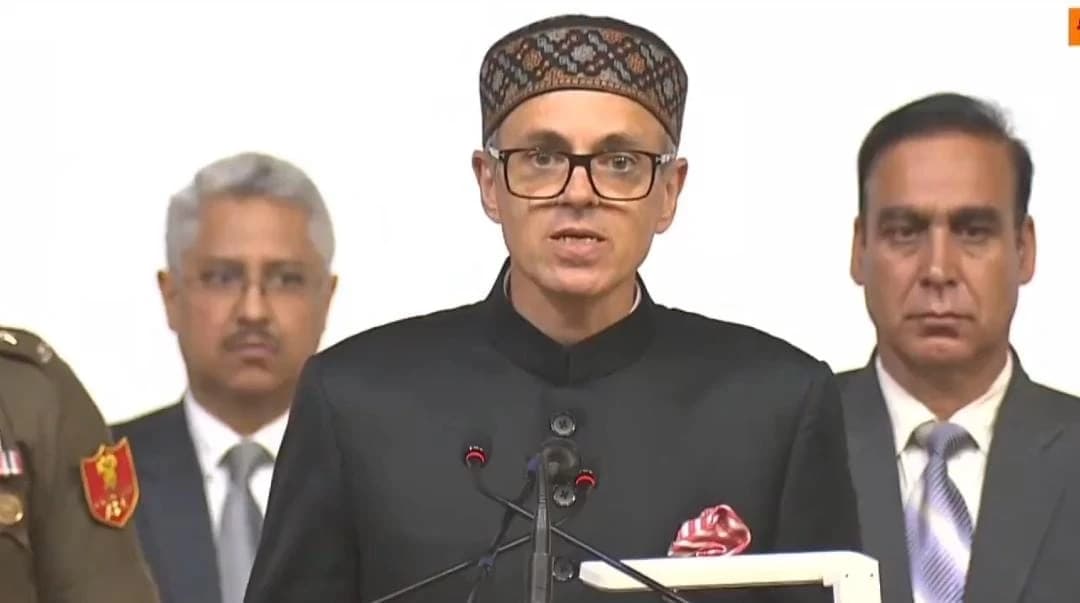 Omar Abdullah Swears in as Chief Minister of the UT of Jammu and Kashmir