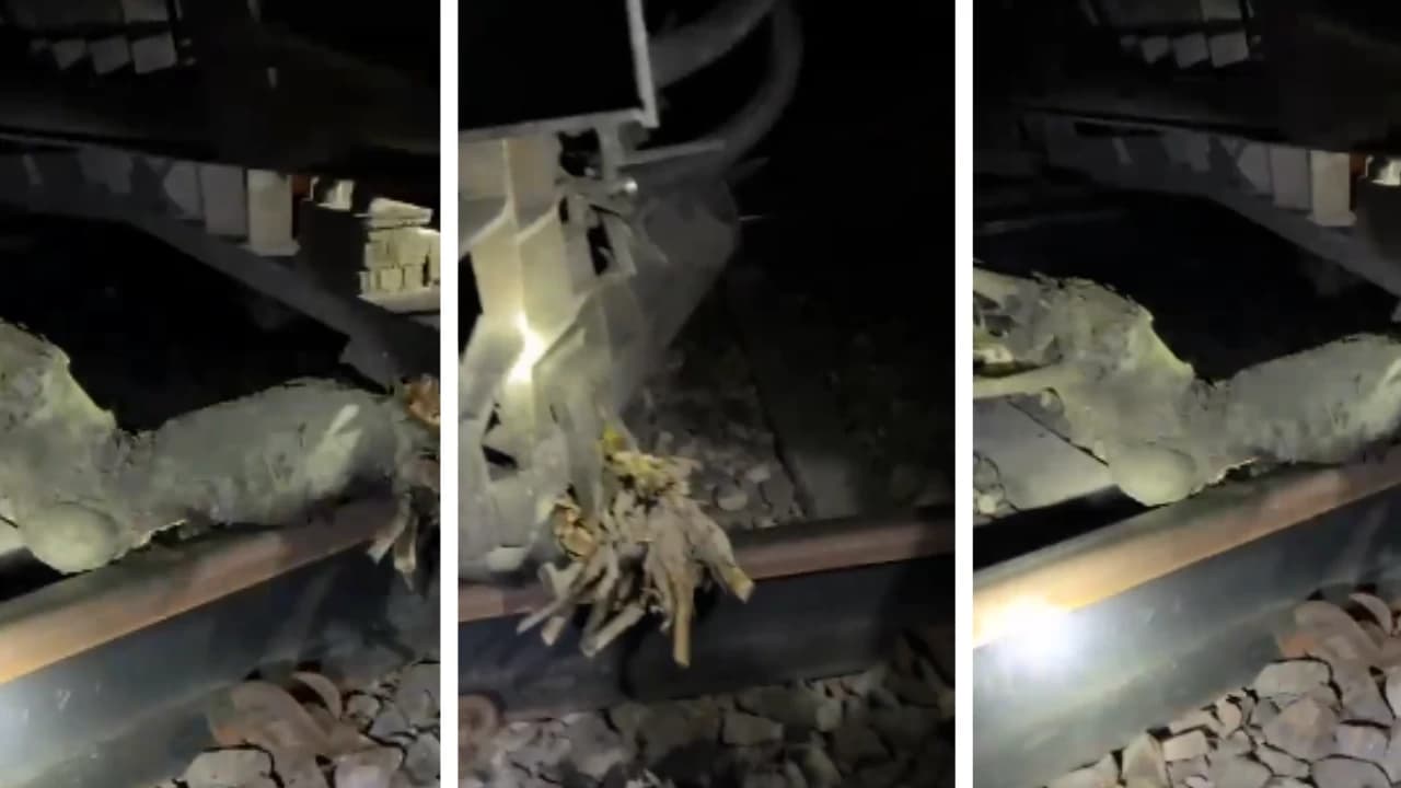 Train Collides with 6kg Piece of Wood in Uttar Pradesh Prompting Investigation into Possible Sabotage