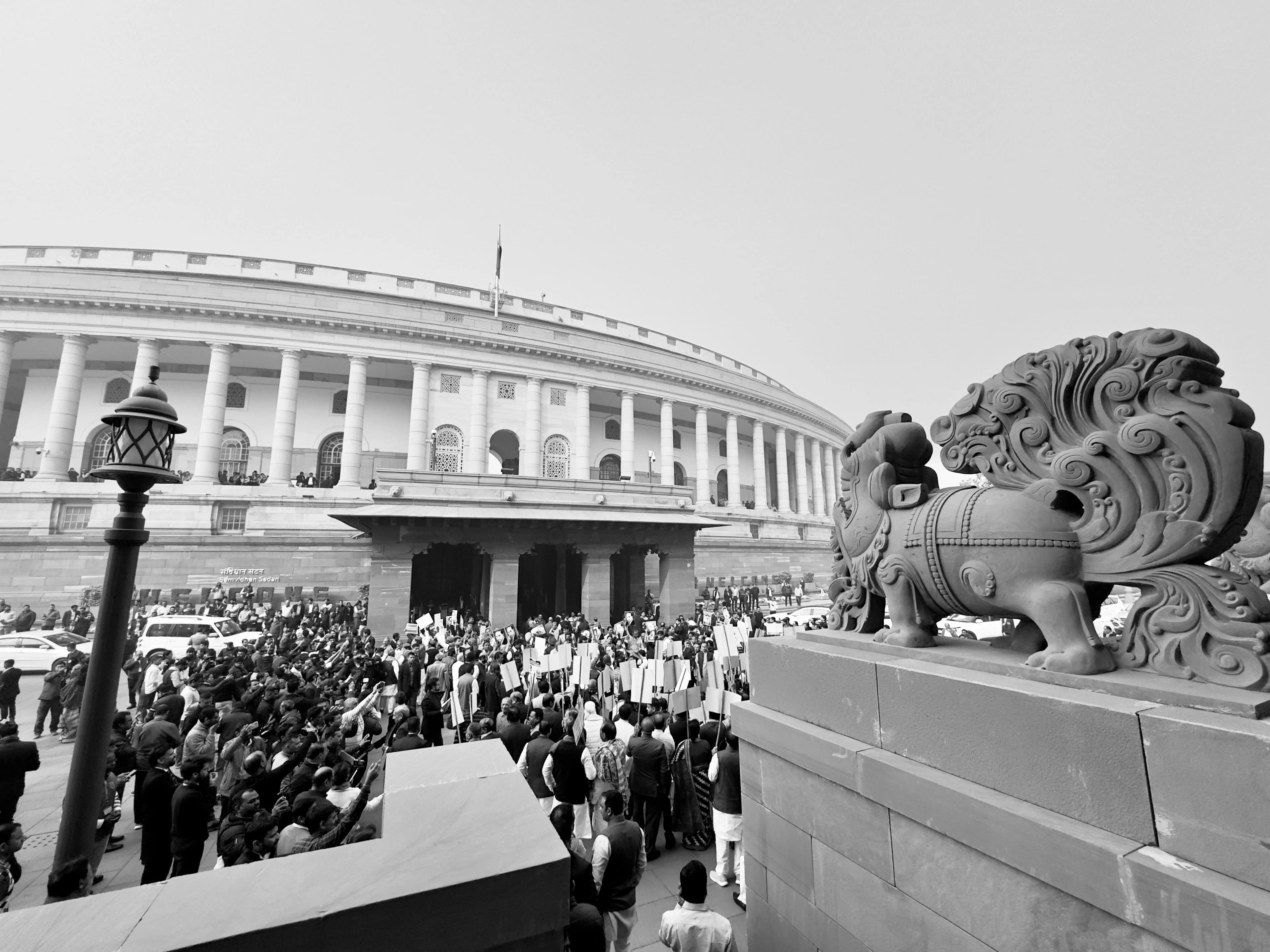 Political Tensions Escalate as BJP and Congress File Police Complaints Over Parliament Scuffle
