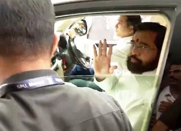 Eknath Shinde Discharged from Hospital following a Routine Check-Up