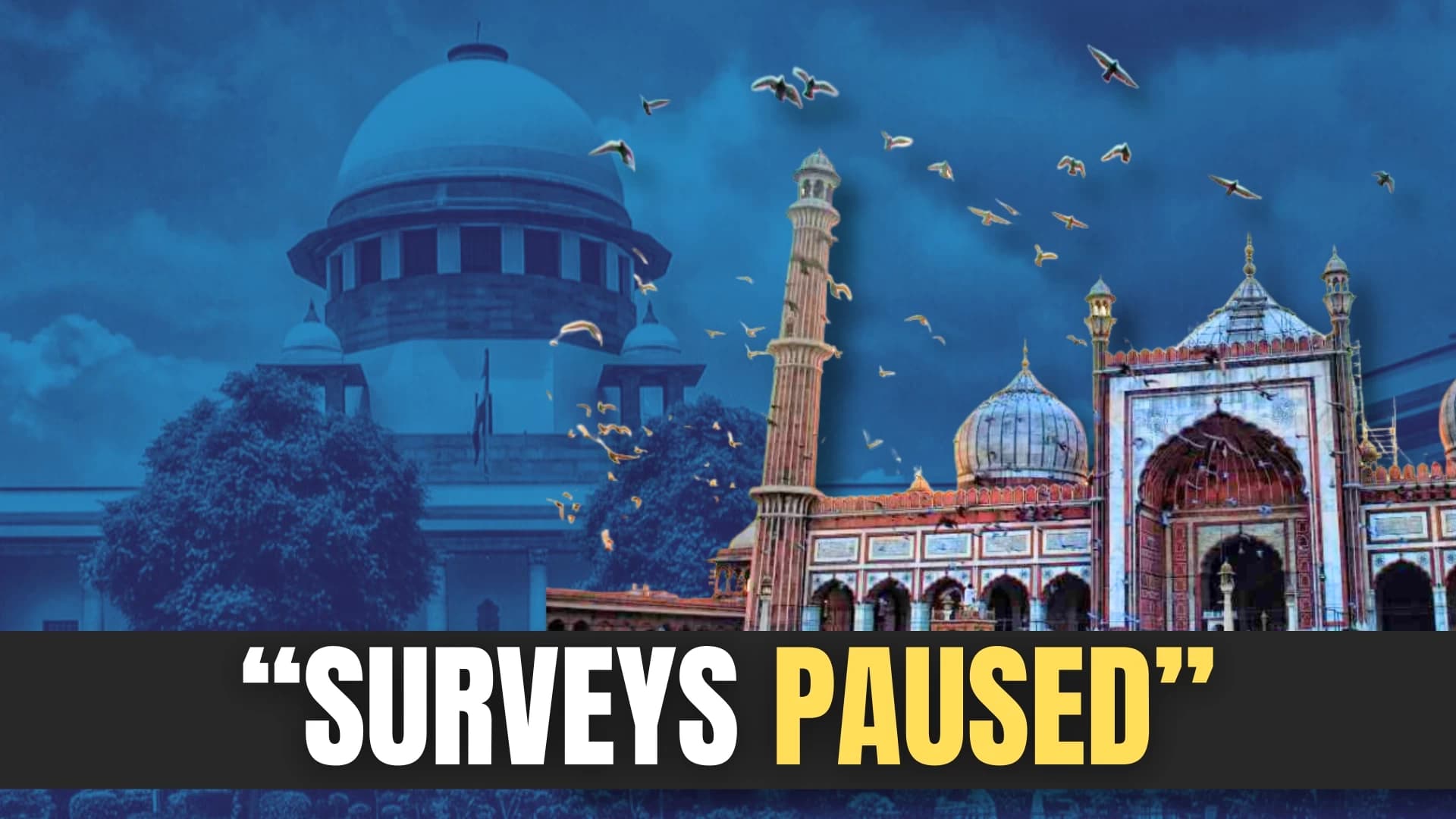 “Temple Under The Mosque” Surveys Paused For Now By Supreme Court, Orders Centre To Respond