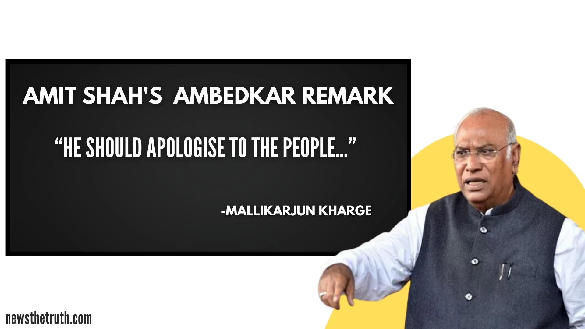 “He should apologise to the people…”: Kharge Demands Amit Shah's Resignation over Ambedkar Remark; BJP Hits Back