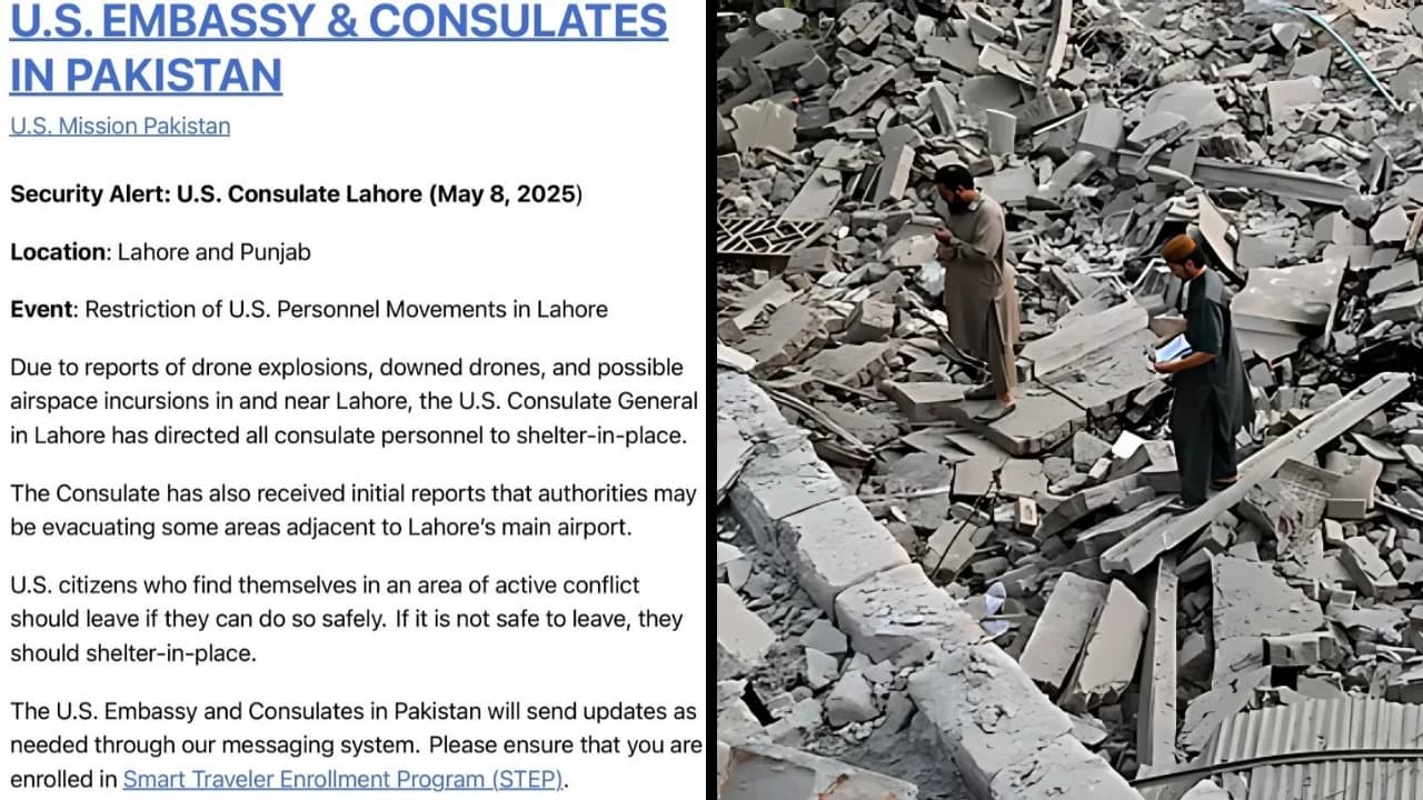Sirens go off in Lahore: U.S. Consulate Issues Emergency Advisory Following India’s ‘Operation Sindoor’
