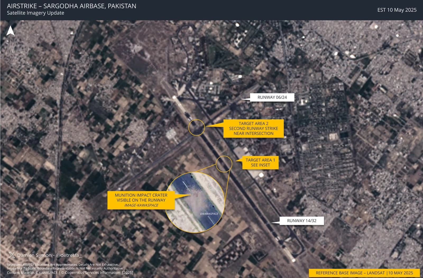 Indian Armed Forces Release Satellite Images of Precision Strikes on Terror Hubs in Pakistan and PoK
