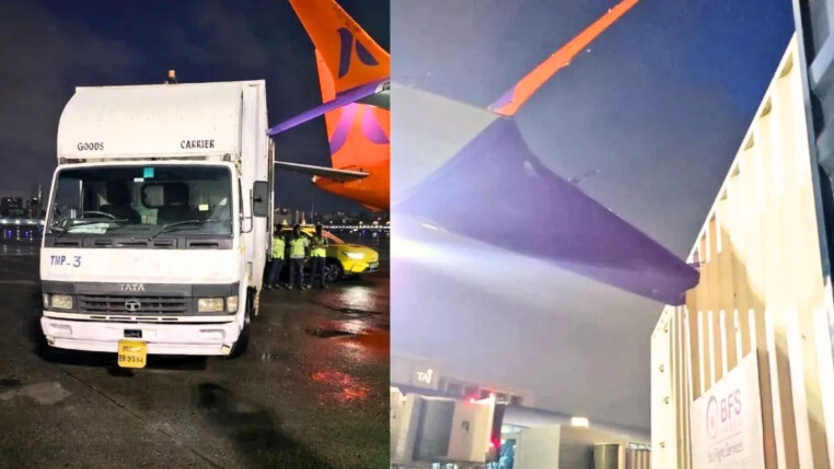 Major Collision Averted at Mumbai Airport as Cargo Truck Hits Akasa Air Flight