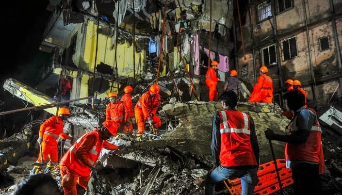 Maharashtra: 17 Dead in Virar Building Collapse, Rescue Ops Underway; Builder Arrested