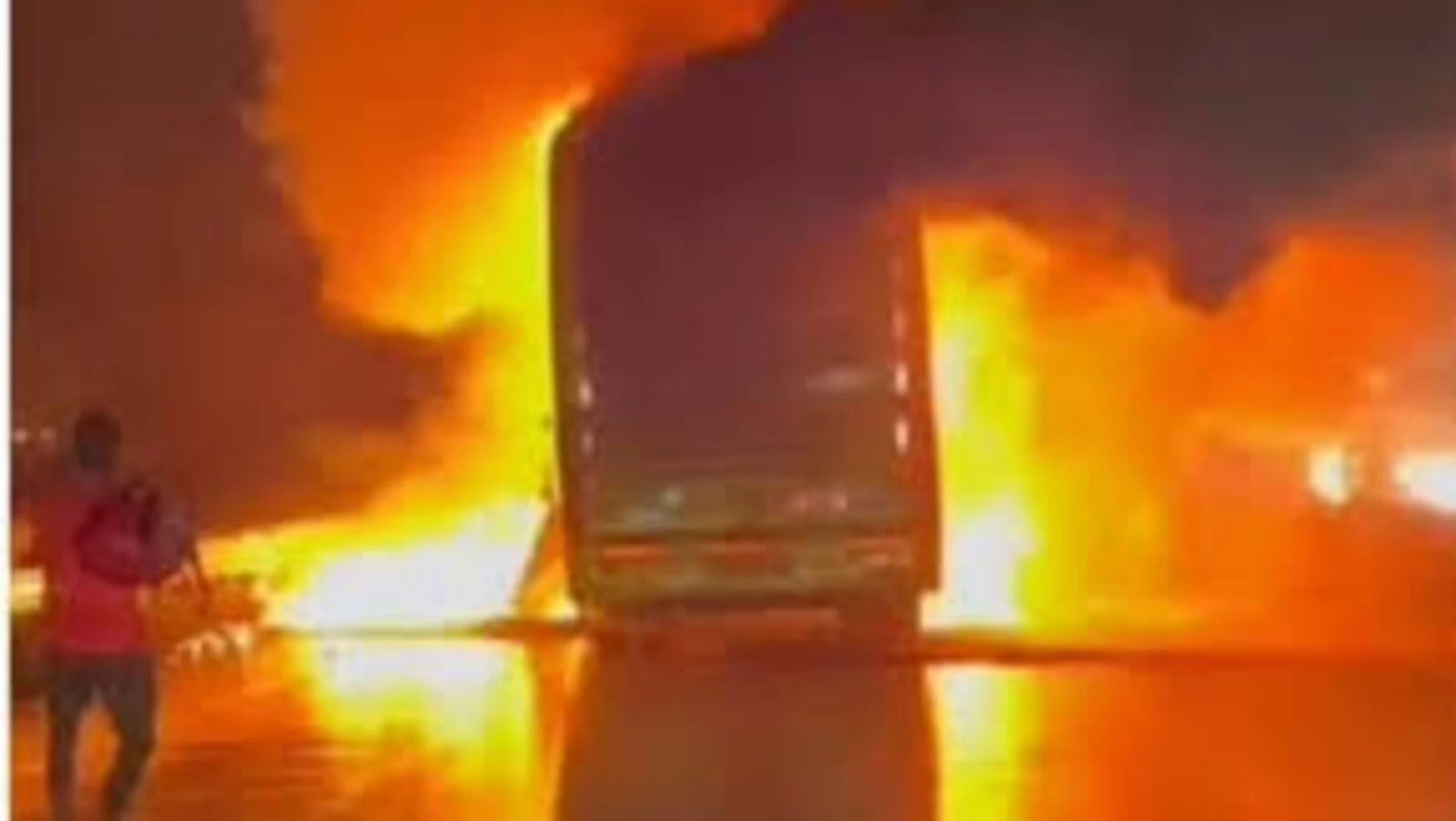 Bangalore Bound Bus Catches Fire in Kurnool; 12 Feared Dead