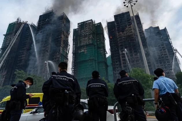 Death Toll Climbs in Hong Kong Building Blaze Climbs to 128; Nearly 200 Still Missing