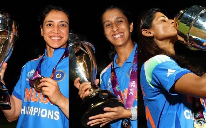 Maharashtra Felicitates Women’s World Cup Heroes; Fadnavis Awards ₹2.25 Cr Each to Mandhana, Rodrigues & Yadav