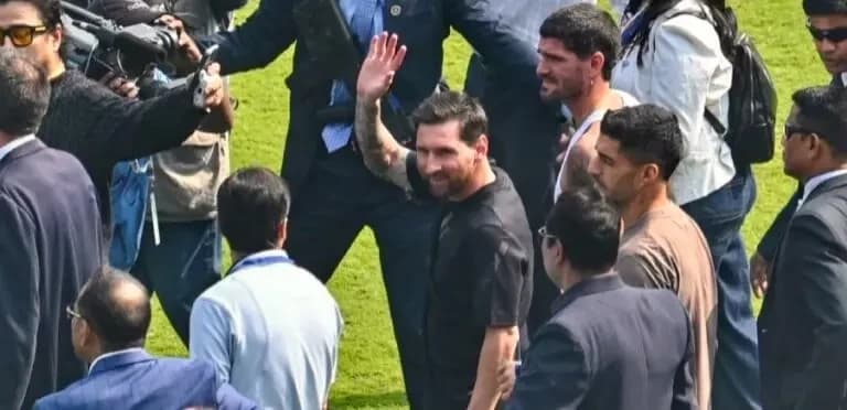 BJP Slams ‘Mismanagement’ After Chaos at Kolkata Leg of Lionel Messi India Tour