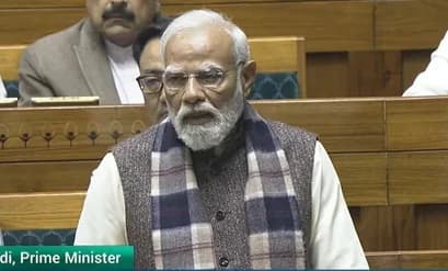 PM Modi Marks 150 Years of Vande Mataram in Parliament, Targets Congress Over Historical Decisions