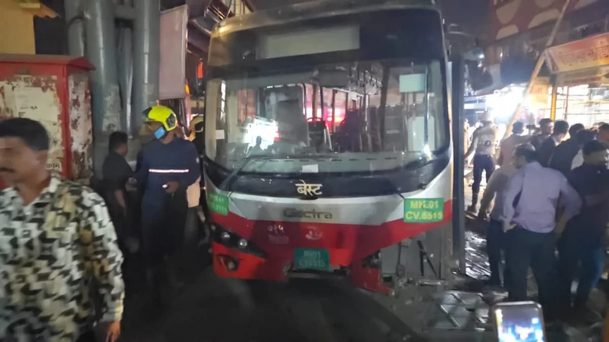 Bhandup BEST Electric Bus Accident Leaves Four Dead, Nine Injured; Probe Underway