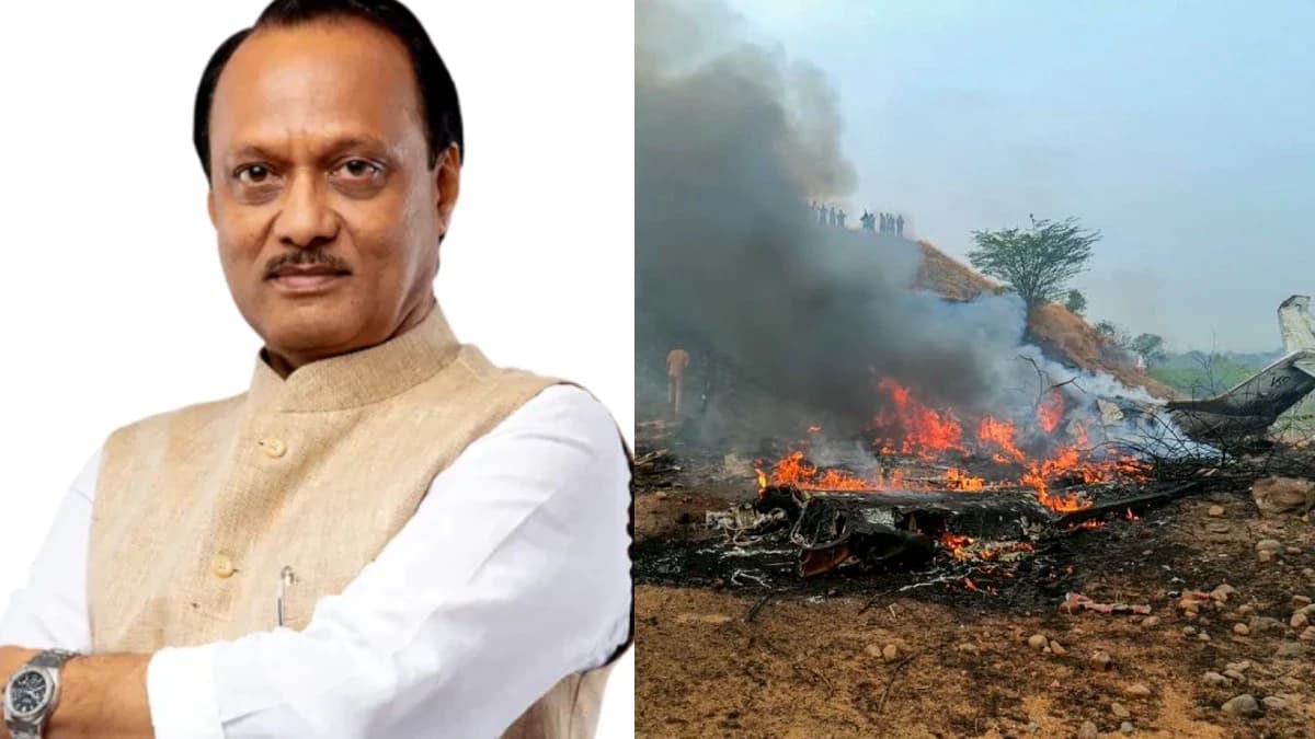 Maharashtra Deputy CM Ajit Pawar Dies in Plane Crash in Baramati