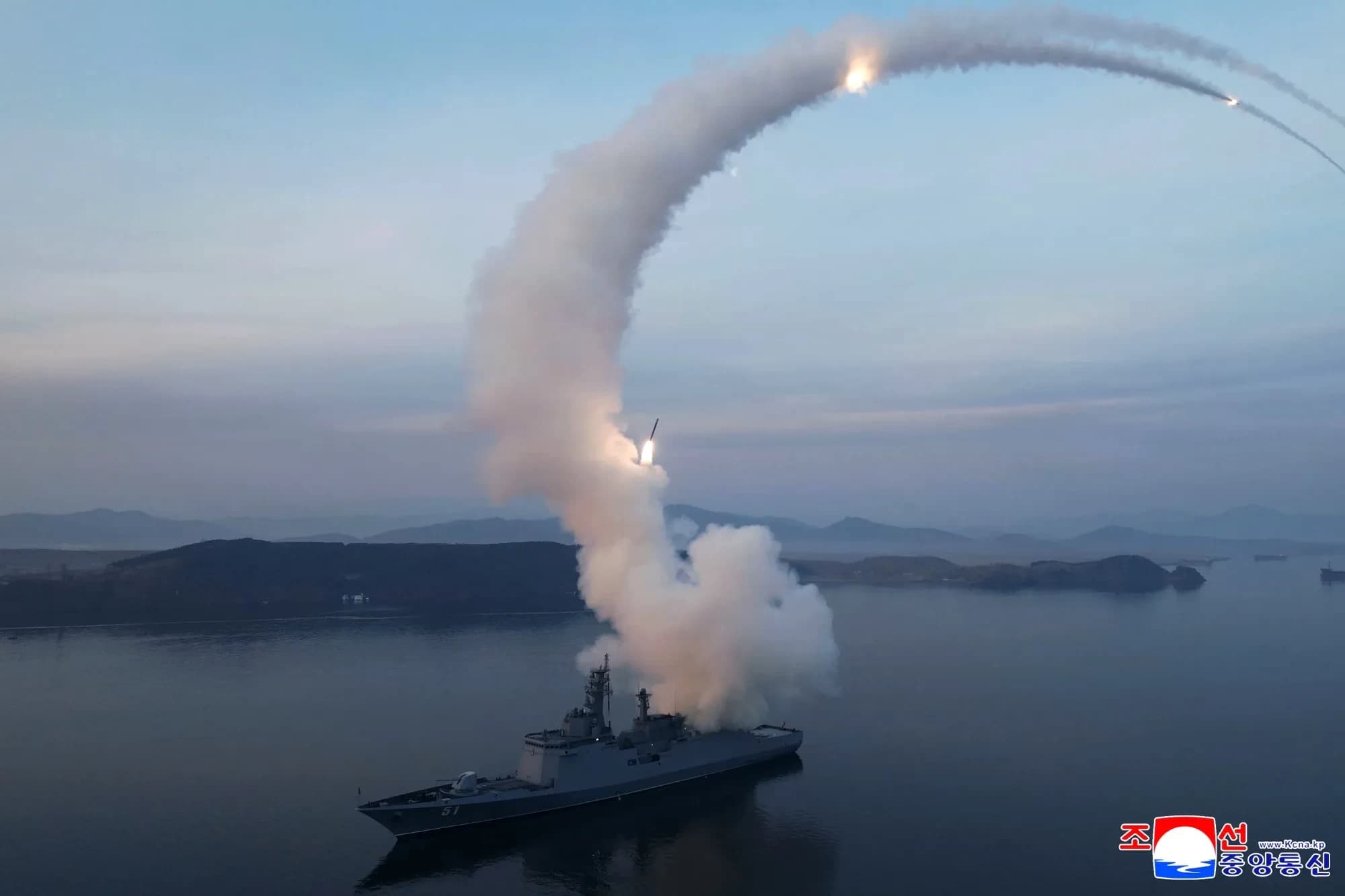 Tensions Rise as North Korea Fires Missiles into Sea During US-South Korea Drills