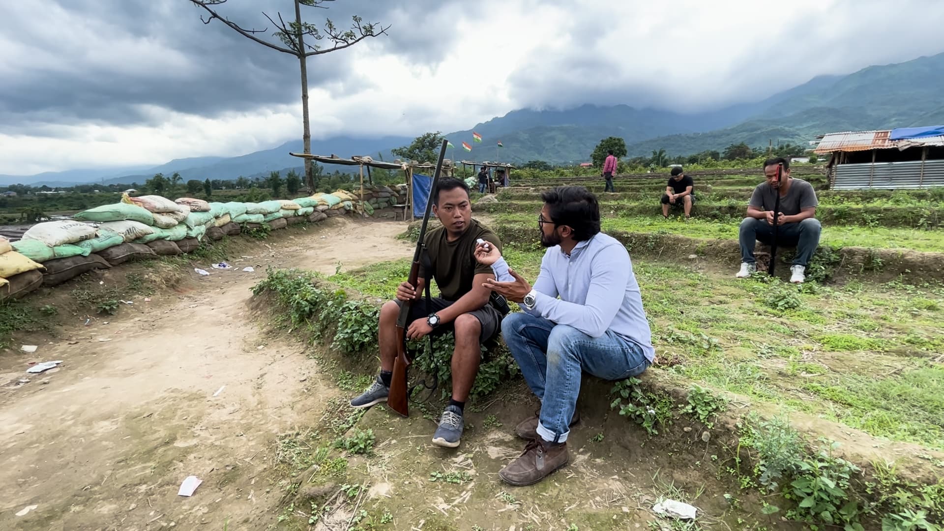 Clashes & Confrontation lasted till late on Thursday in Imphal