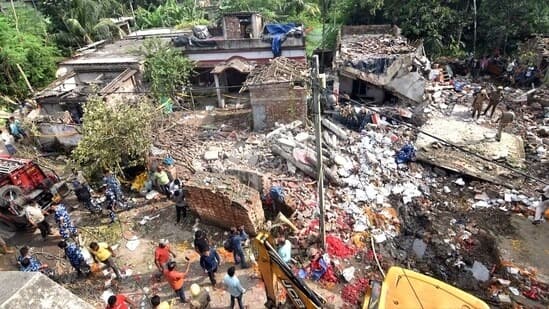 Seven killed in blast at illegal fire cracker factory in Bengal; BJP demands NIA probe