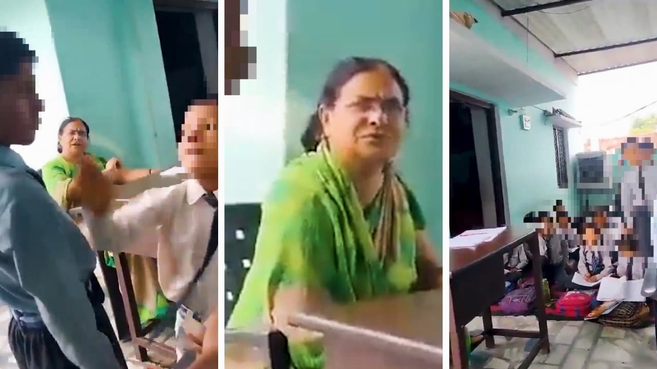 Muzaffarnagar Viral Video: “Hit these Mohammedans harder…I was hit for one hour”, the Muslim boy opens up while the accused teacher stays in denial