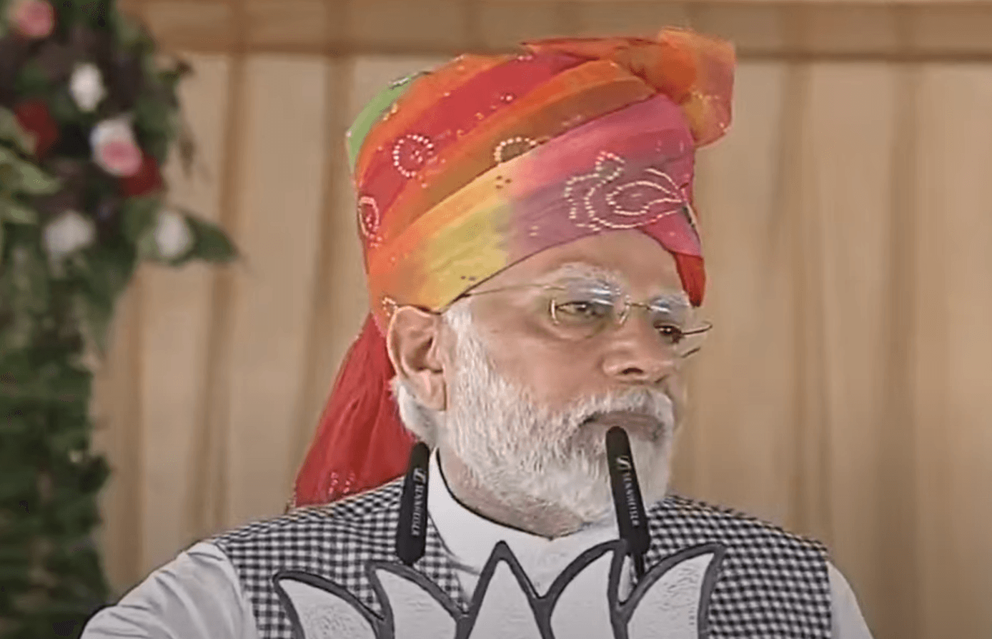 “Should those secrets of the ‘laal’ diary not see the light of day?’ says PM Modi lashing out at the Congress in poll-bound Rajasthan